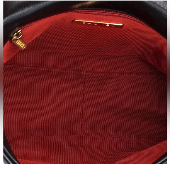 CHANEL CC 19 FLAP BAG MEDIUM IN SHINY LAMBSKIN - Picture 10 of 12